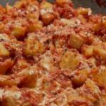  quadrotti di polenta in padella - ricetta con riciclo
