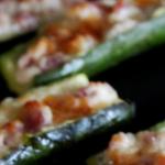 Barchette di zucchine al forno