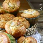 Muffin formaggio e pere senza glutine