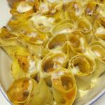 Rosette con zucca, gorgonzola e salsiccia