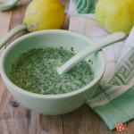 salsa verde alla menta e limone – ricette di base