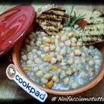 Zuppa di ceci e patate in “coccio”