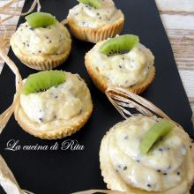 Cestini di frolla con crema al kiwi / tartlets with kiwi cream