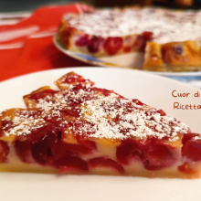 Clafoutis di ciliegie, dolce francese