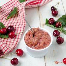 Gelato alle ciliegie – ricetta senza panna