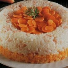 Sformato di riso alle carote