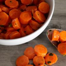 carote agrodolci in padella