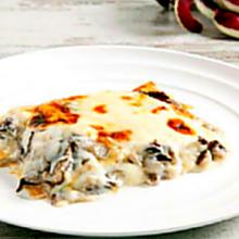 lasagne al radicchio e fontina