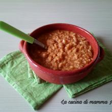 minestra di riso, verza e fagioli con pepe rosso calabrese