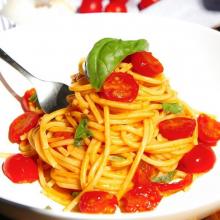 spaghetti con i pomodorini