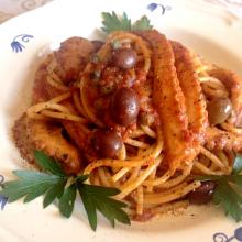 spaghetti con moscardini alla luciana - le ricette di max