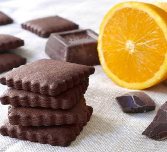 biscotti di cioccolato e arancia (bimby)