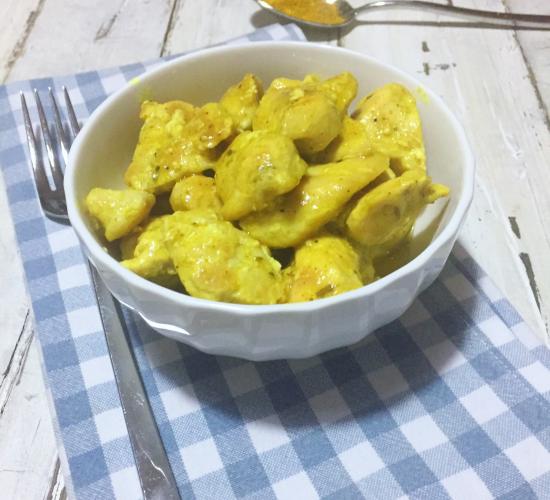bocconcini di pollo al curry