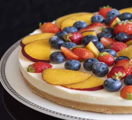 Cheesecake alla frutta senza cottura (bimby)