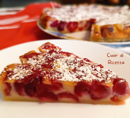 Clafoutis di ciliegie, dolce francese