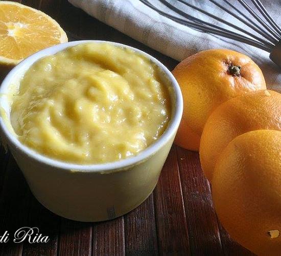 Crema all’arancia /orange cream pastry