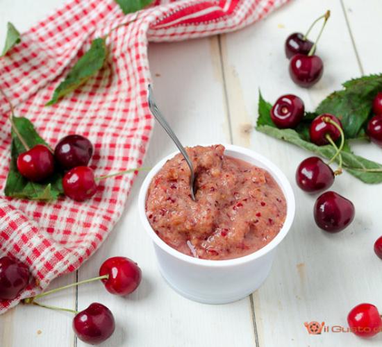 Gelato alle ciliegie – ricetta senza panna