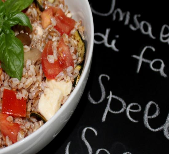 Insalata di farro vegan - Spelt salad