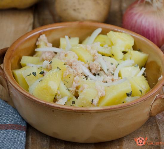 insalata di patate e tonno – ricetta microonde