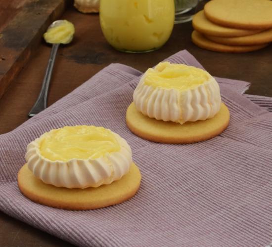 Lemon pavlova cookies