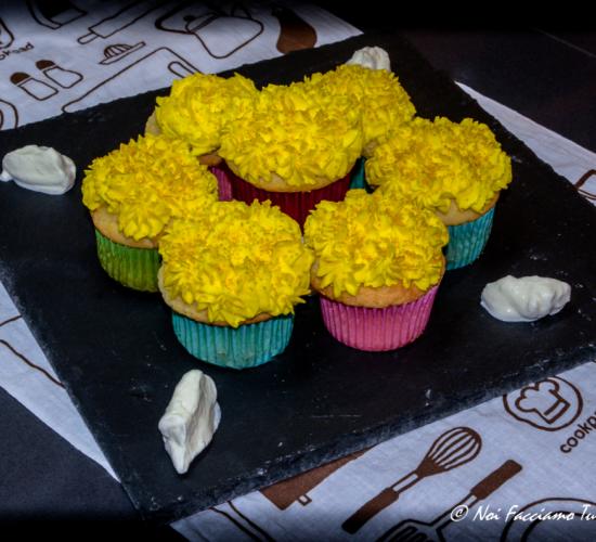 mimosa cupcake (muffin al profumo di limone)