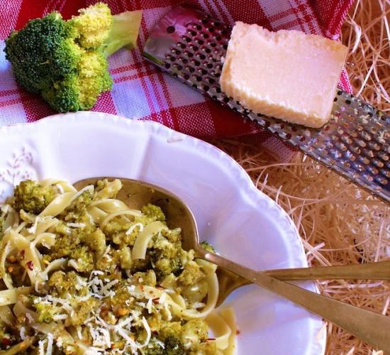 pasta aglio olio e broccoli