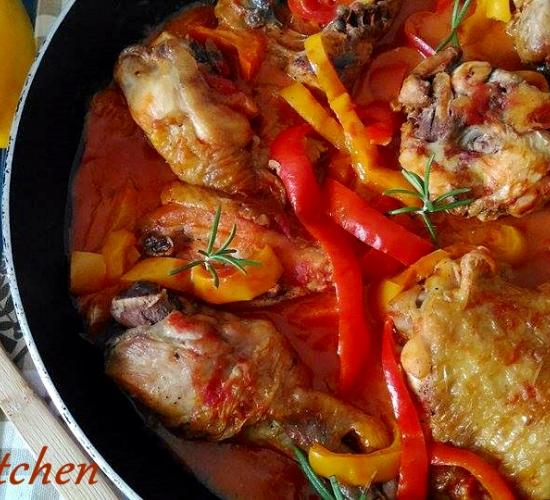 Pollo con i peperoni: il pollo della “Sora Lella”