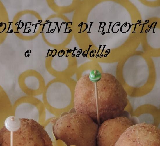 Polpettine di ricotta e mortadella // Meatballs with ricotta and mortadella