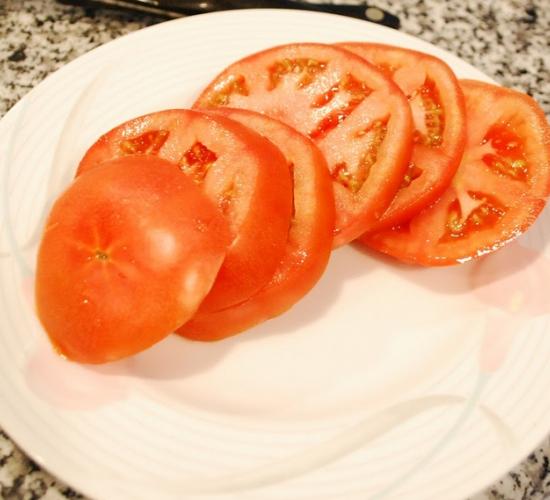 Pomodori alla griglia al pangrattato