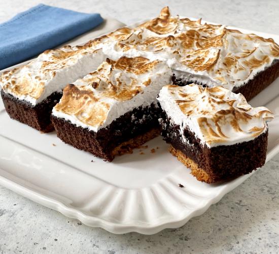 S’mores brownies per re-cake 2.0