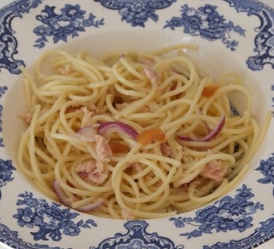Spaghetti tonno e bottarga