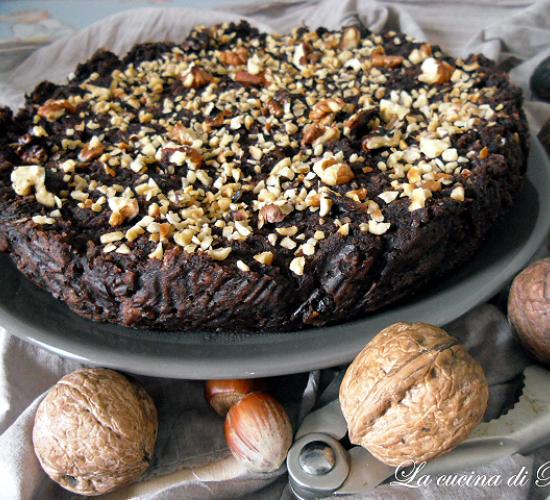Torta al cioccolato di pane raffermo / chocolate pie of bread
